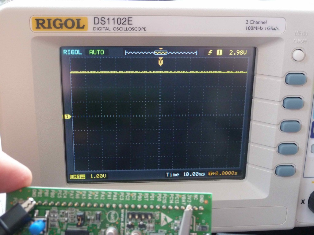 stm32f100 3.3 Vref